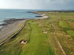 Royal Porthcawl 2nd Aerial Approach